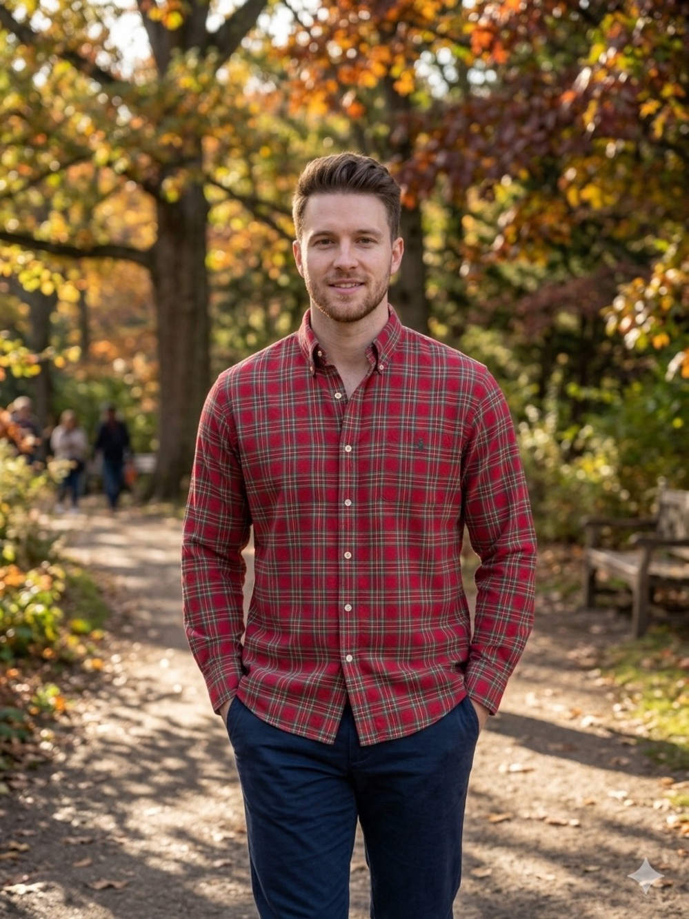 {Polo Ralph Lauren} Plaid Classic Fit Button Down Shirt